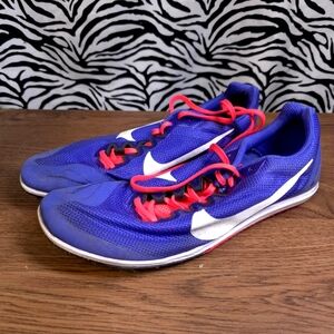 AUCN 0417 Thrifted Womens Sz. 7.5 Purple Nike Track Spikes GWOSLOO1